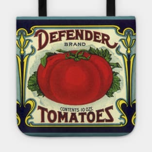 Vintage Defender Tomatoes Label Tote