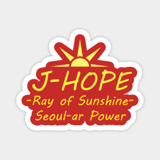 J-Hope Ray of Sunshine Seoul-ar Power Magnet