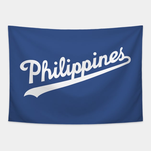 Philippines Dodgers Script Tapestry by airealapparel