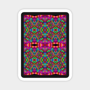 Psychedelic Abstract colourful work 132 Magnet