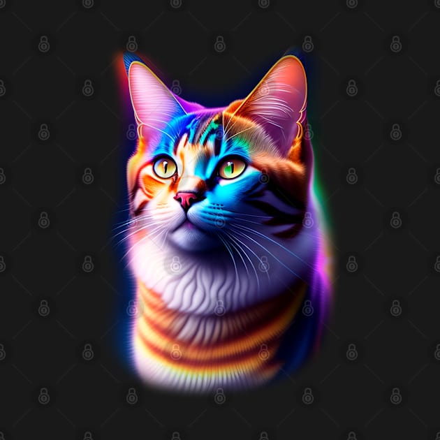 Stellar cat Coloful by igzine