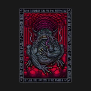 Tsathoggua Icon - Azhmodai 22 T-Shirt