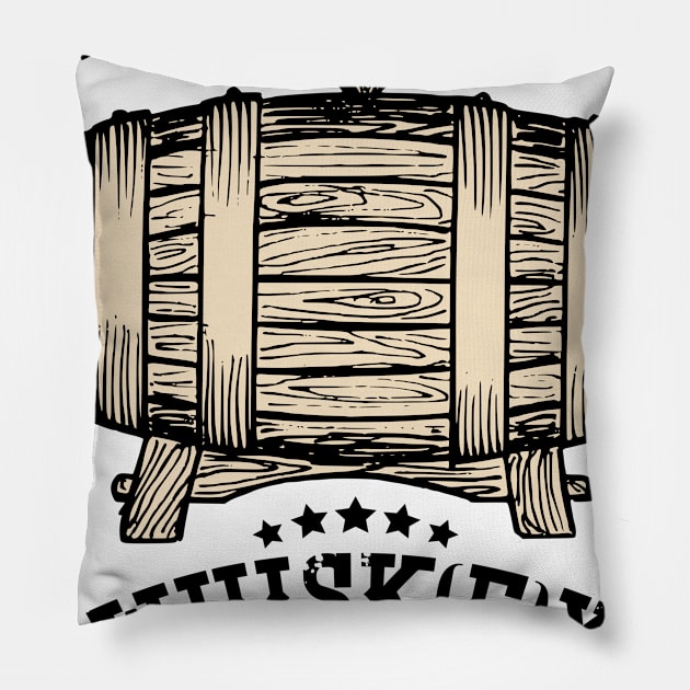 27th March - International Whisk(e)y Day Pillow by fistfulofwisdom