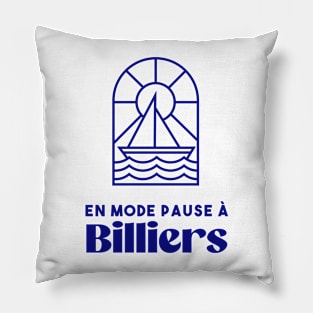 Billiers in pause mode - Brittany Morbihan 56 Sea Holidays Beach Pillow