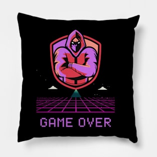 Gamer Over Restart Pillow