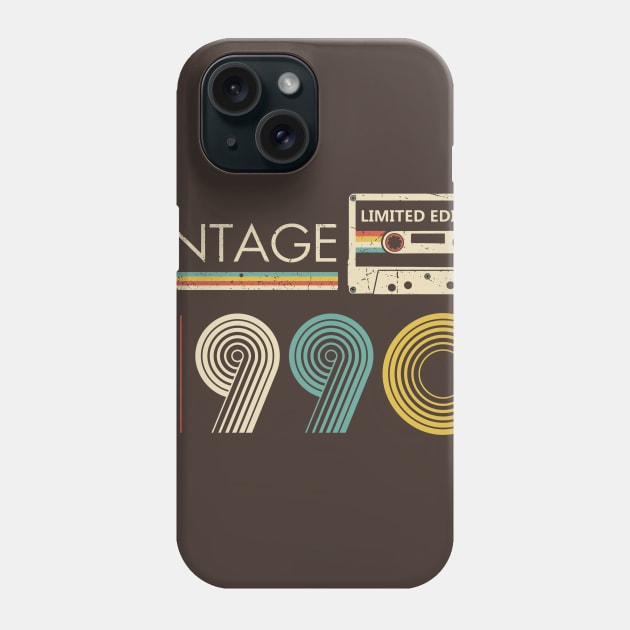 Vintage 1990 Limited Edition Cassette Phone Case by louismcfarland