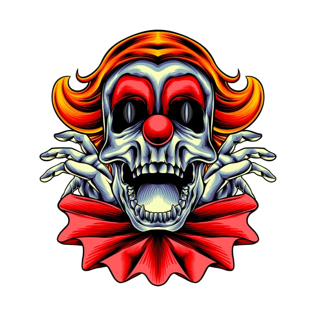 clown skull by Arjanaproject