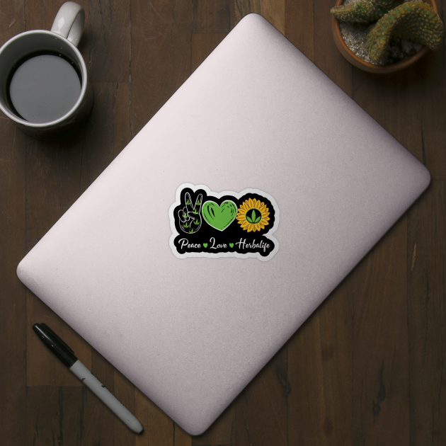 Peace Love Sunshine Herbalife Peace Love Sunshine Herbalife Sticker Teepublic