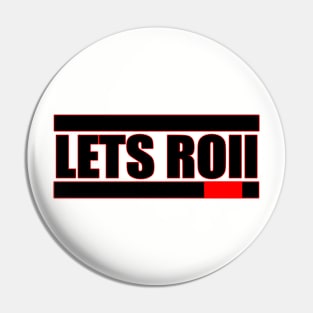 LETS ROLL - Brazilian Jiujitsu Pin