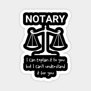 Funny Notary Saying Magnet