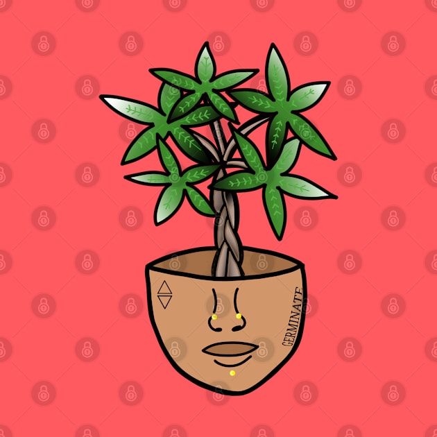 Money Tree Plant Person by Tenpmcreations