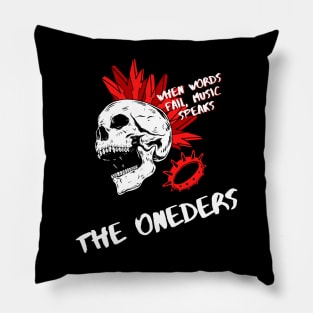 the oneders punk Pillow