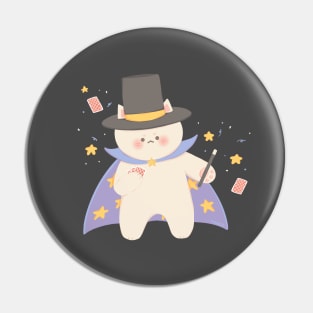 Cat Magician Pin