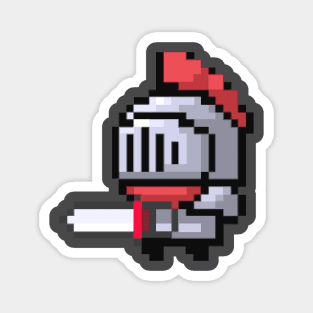 Pixel Art Knight Magnet