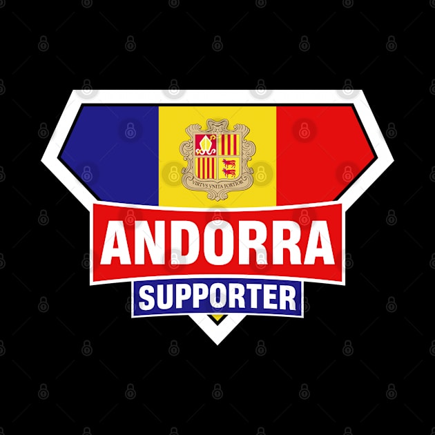 Andorra Super Flag Supporter by ASUPERSTORE