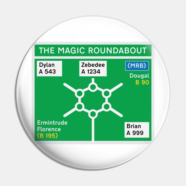 The Magic Roundabout Pin by emmaprew