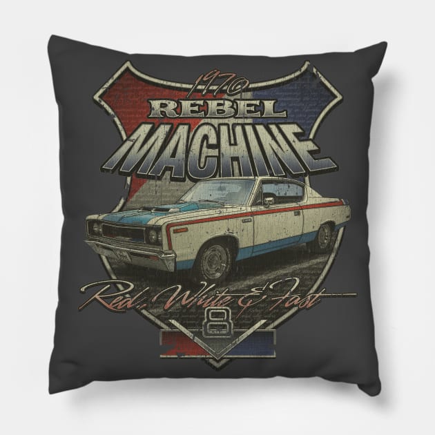 1970 AMC Rebel "The Machine" Pillow by JCD666