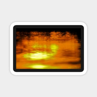 Sunset on Water Magnet