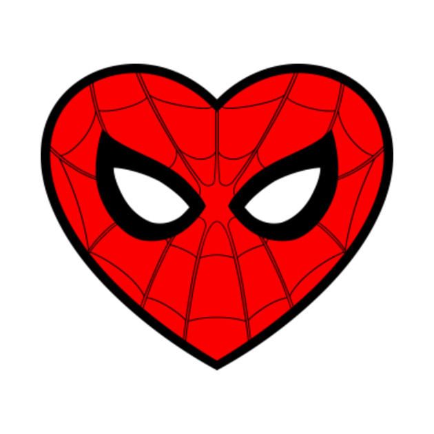 Spiderman Heart - Spiderman - T-Shirt | TeePublic