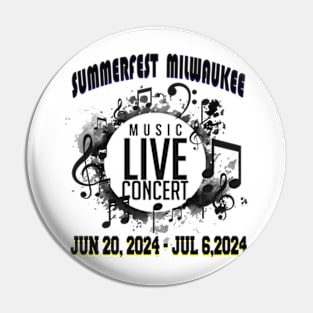 SummerFest Milwaukee T shirt Pin