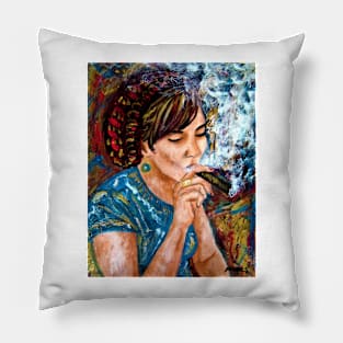 Lounge lady 71 Pillow