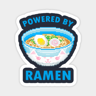 Powered by ramen - noodle japanese food Magnet