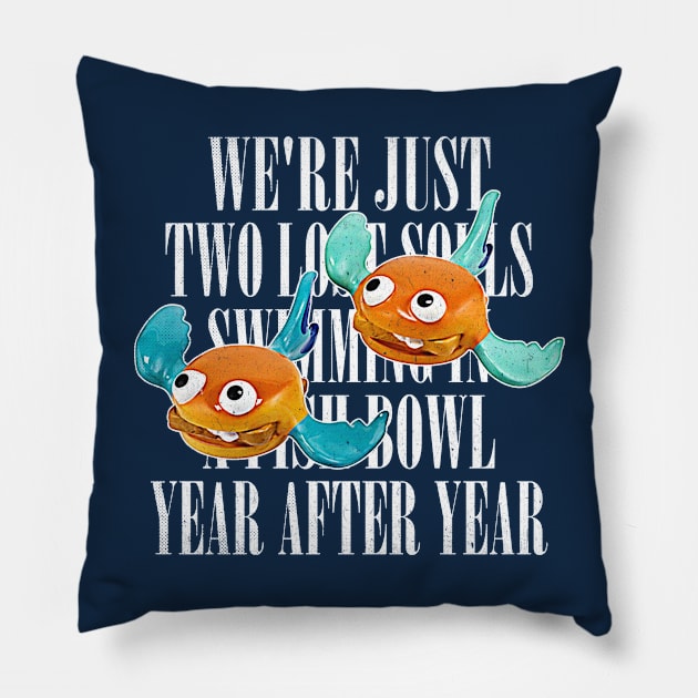 Wish You Were Here / Nihilist Meme Design Pillow by DankFutura