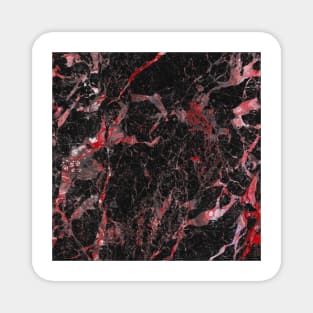 Dark marble with red Magnet