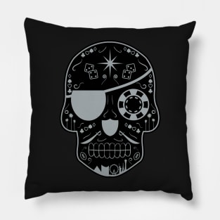 Las Vegas Football Sugar Skull Pillow