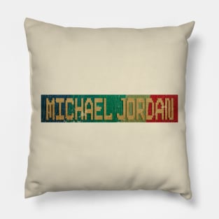 Michael Jordan - RETRO COLOR - VINTAGE Pillow