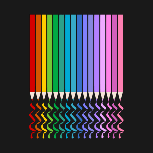 Rainbow Pencils T-Shirt