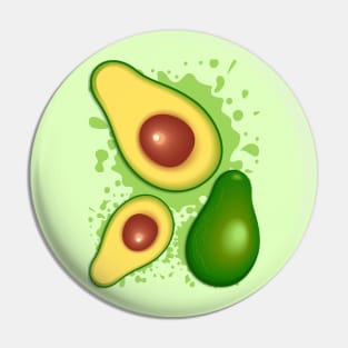 Avocado Fruity and Juicy Pin