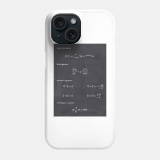 Seven Equations That Rule Your World Phone Case