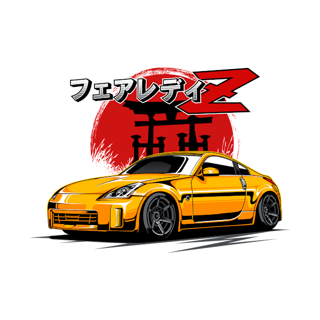 Fairlady 350z yellow by cturs