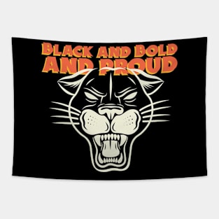 Black and bold and proud - Black history month Tapestry