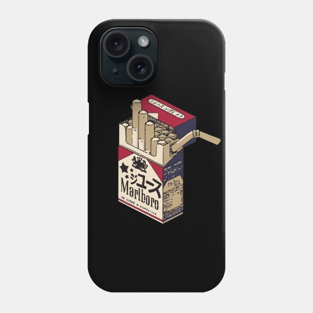 marlboro smoke Phone Case by vellouz55