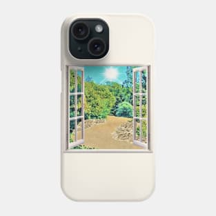 Garden Window View Phone Case