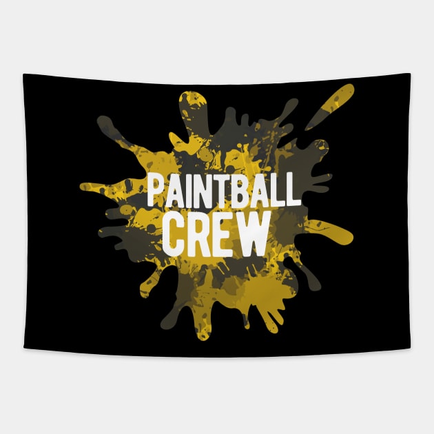 Matching Paintball T-Shirt Cool Fun Sports Game Team Shirt Tapestry by warpartdesignstudio