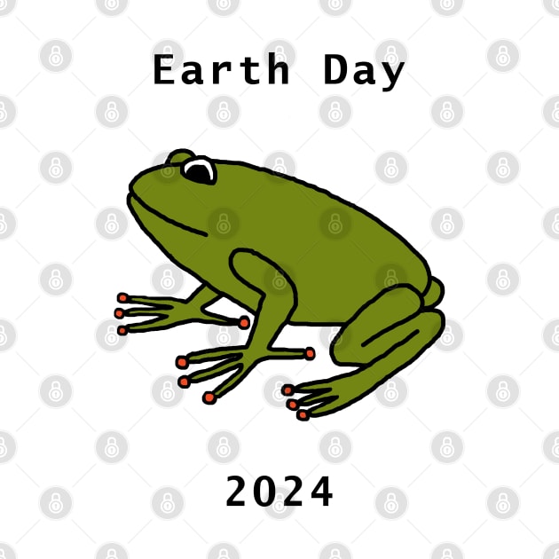 Earth Day 2024 Frog by ellenhenryart