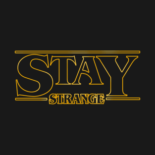 Stay Strange Yellow T-Shirt