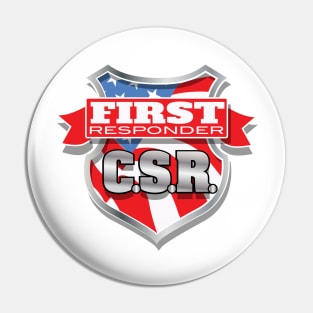 First Responder C.S.R. Pin