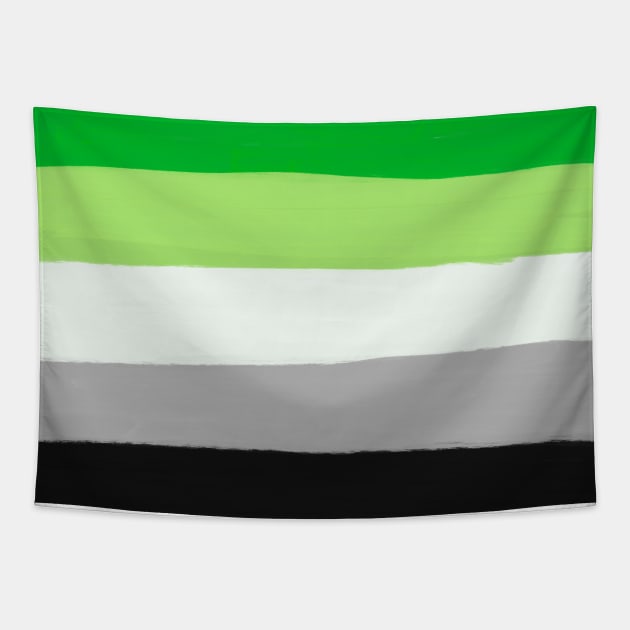 Aromantic flag Tapestry by AlexTal