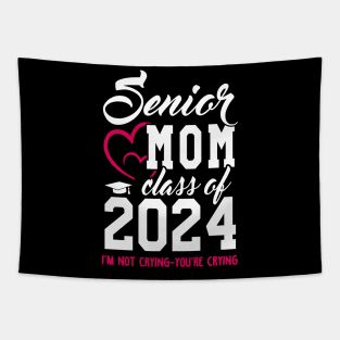 Class of 2024 Senior Gifts Funny Senior Mom Tapestry