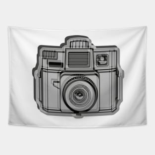 I Still Shoot Film Holga Logo - Black Tapestry