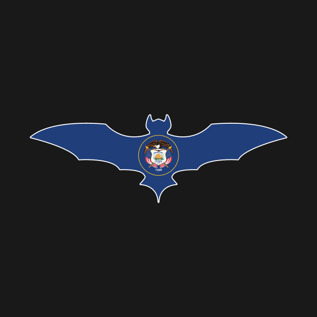 Utah Bat Flag by Wickedcartoons