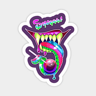 Sweet! Neon Candy Mouth Magnet