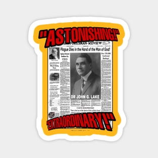 John G. Lake Newspaper Magnet