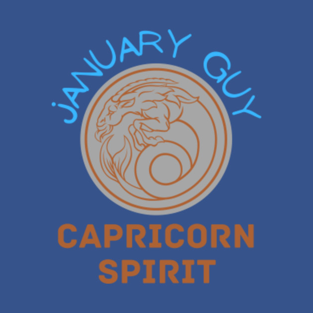 Disover january guy capricorn spirit - January Guy Capricorn Spirit - T-Shirt