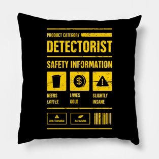 Detectorist Safety Info | Metal Detector Pillow