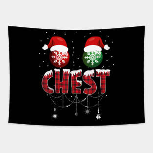 Funny Chest Nuts Couples Christmas Chestnuts Tapestry